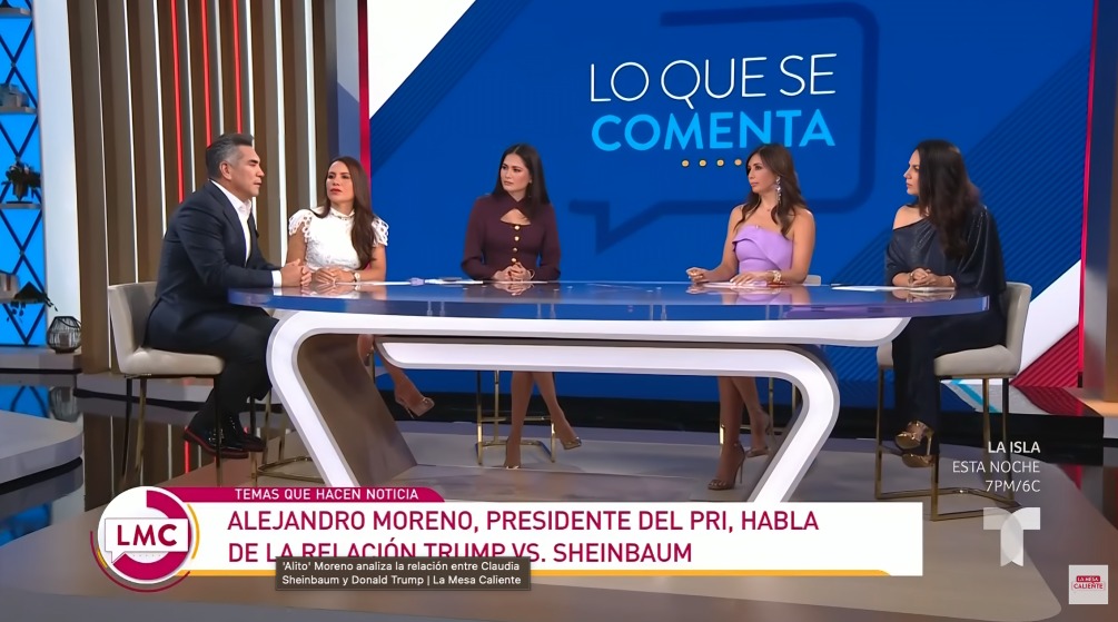 Alito Moreno ataca a gobierno de México en entrevista con Telemundo