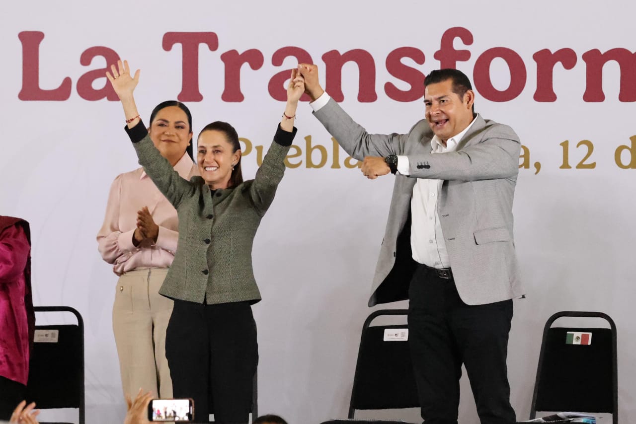 Armenta destaca transformación de Puebla con Sheinbaum