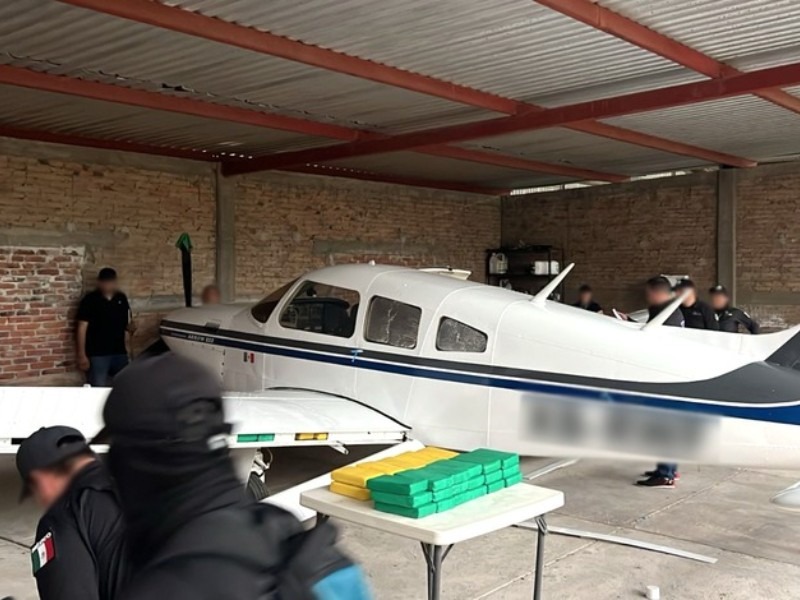 FGR decomisa avioneta utilizada para tráfico de cocaína
