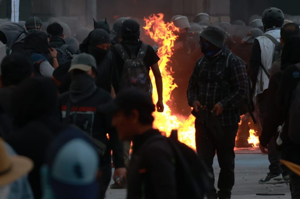 Fuego en marcha del 2 de octubre