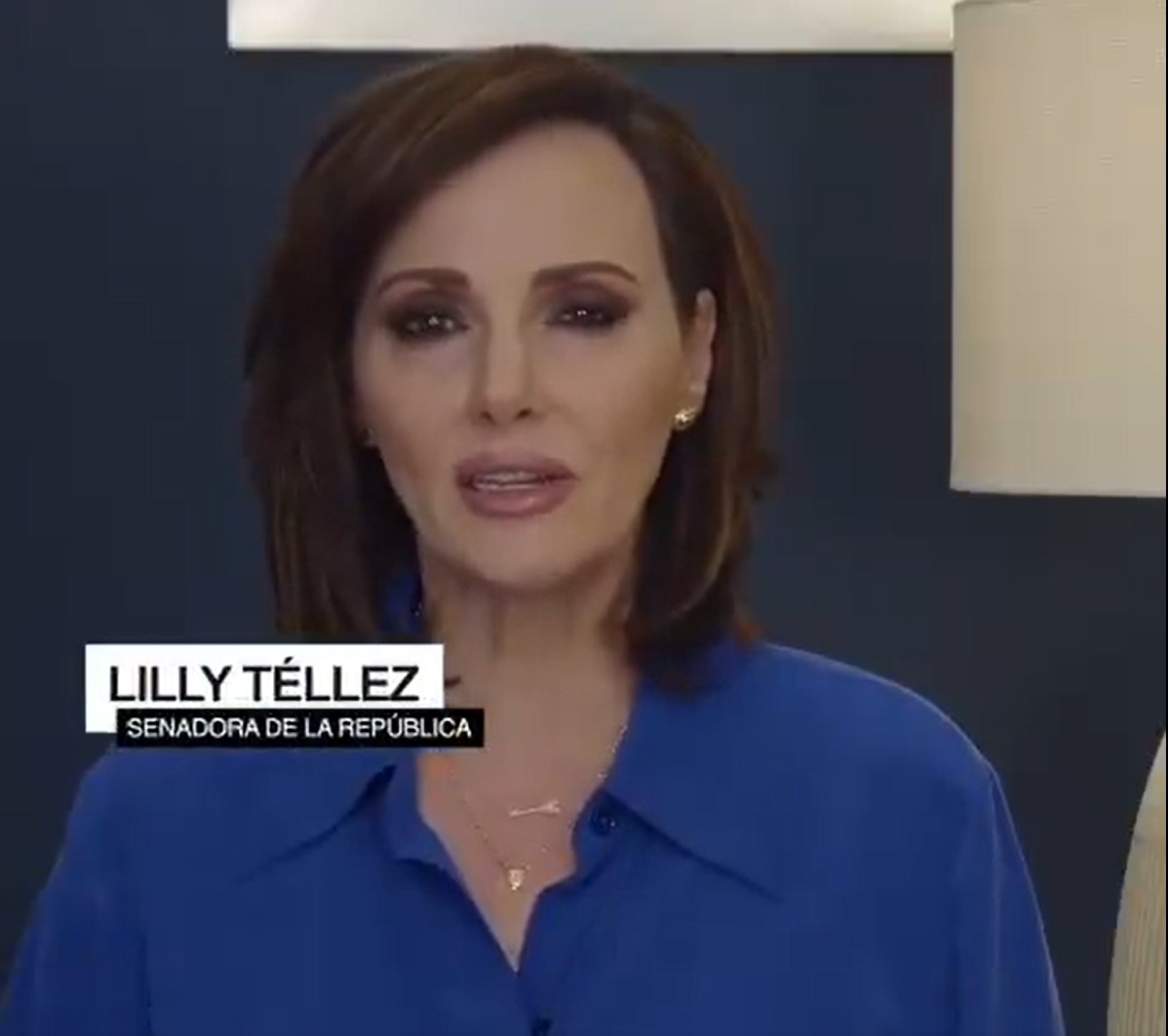 Lilly Téllez replica discurso de Trump