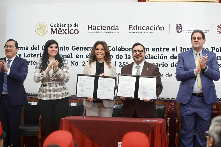 Lotería Nacional conmemora Archivo Histórico el IPN