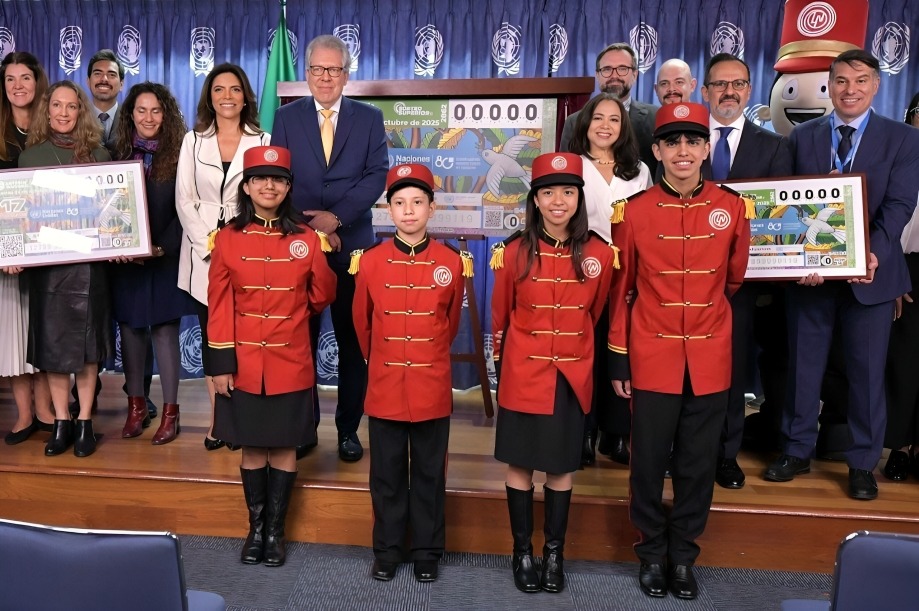 Lotería Nacional destaca trabajo de la ONU en México