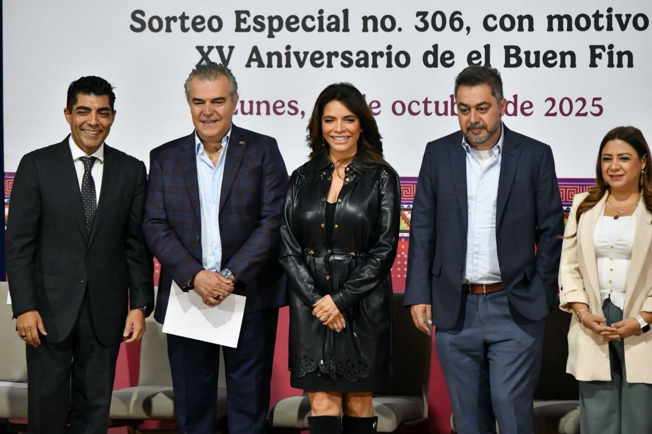 Lotería Nacional conmemora XV aniversario de El Buen Fin