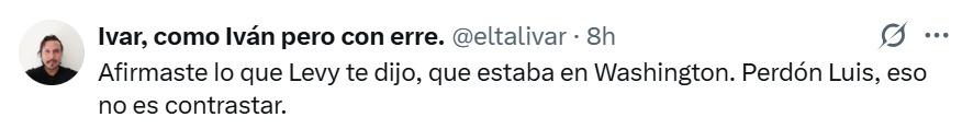 Luis Cárdenas afirmó