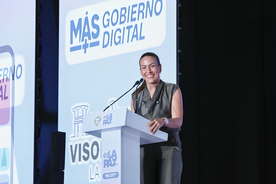 Milena Quiroga asegura que la digitalización contribuye a la transparecia