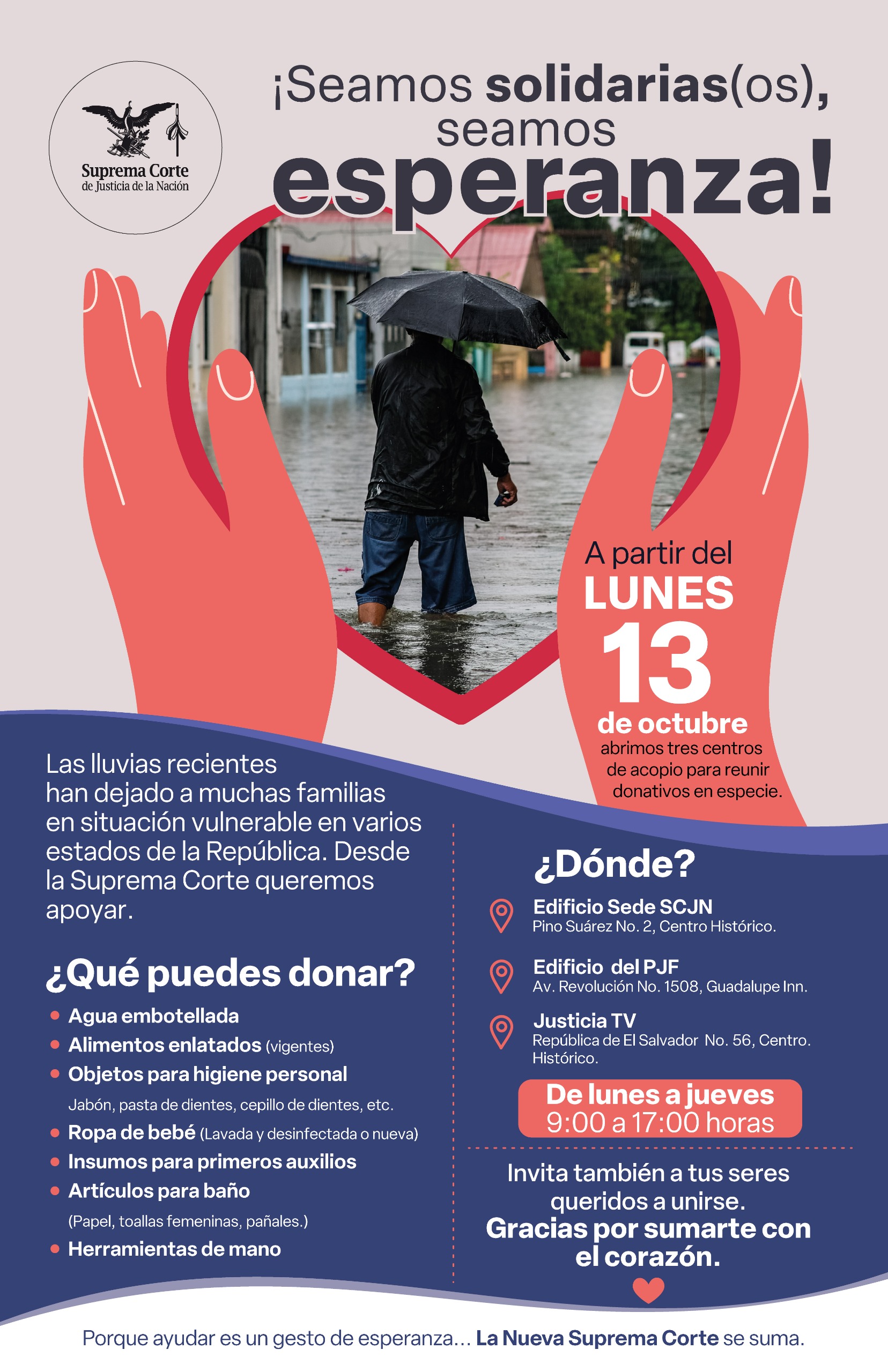 Ministros habilitan centros de acopio 