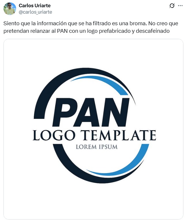 Redes responden con memes a nuevo logo del PAN
