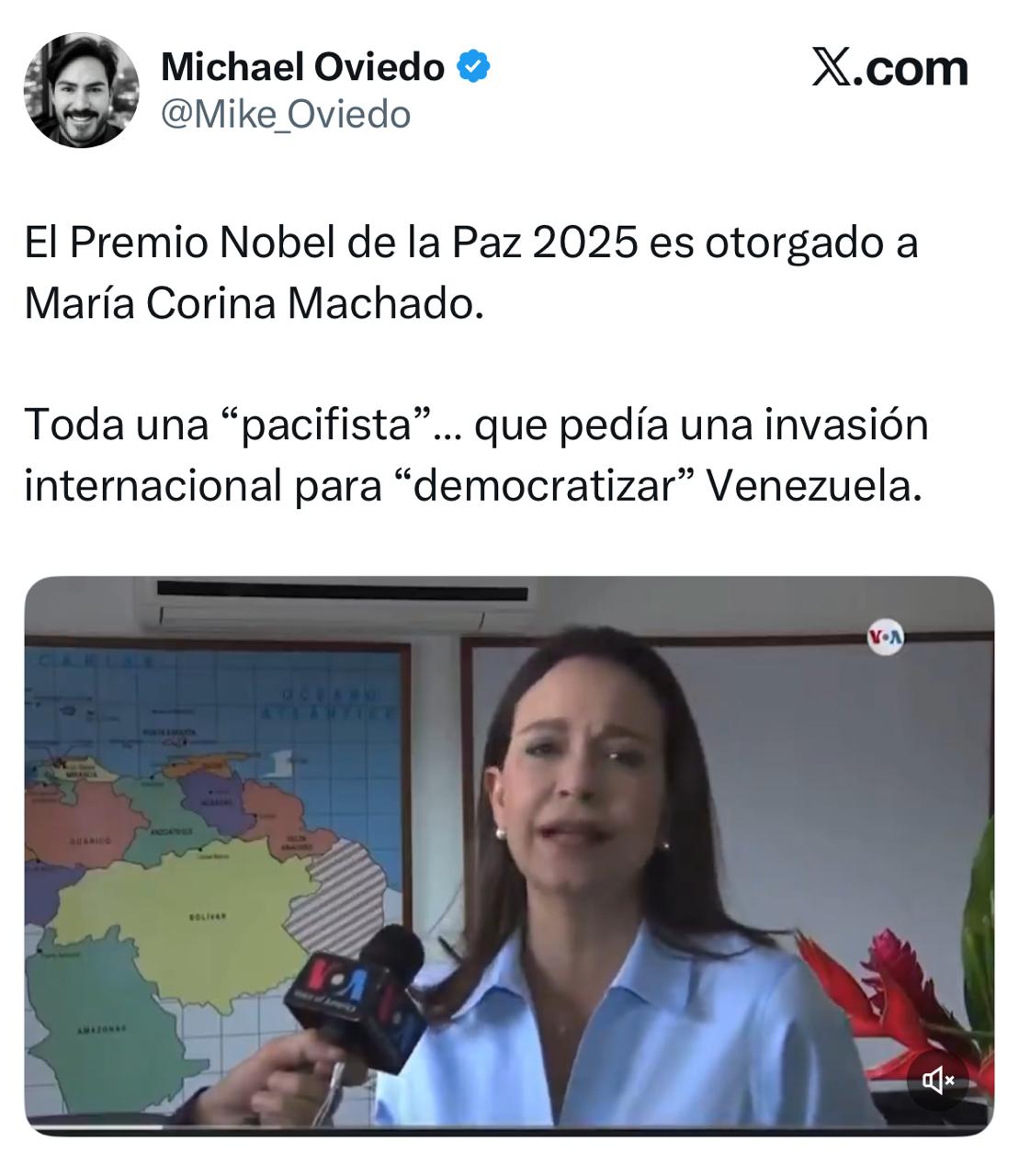 Redes critican a María Corina Machado