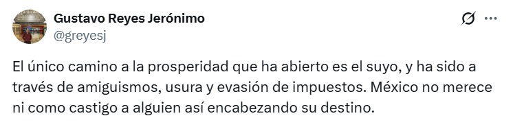 Redes responden a esposa de Ricardo Salinas