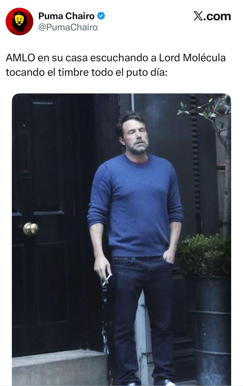 Redes se ríen de Lord Molécula