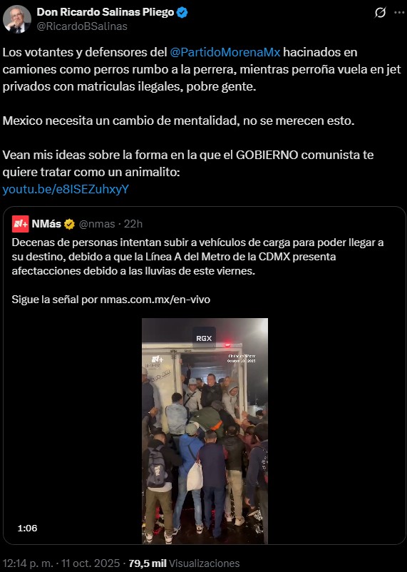 Salinas Pliego se burla de damnificados