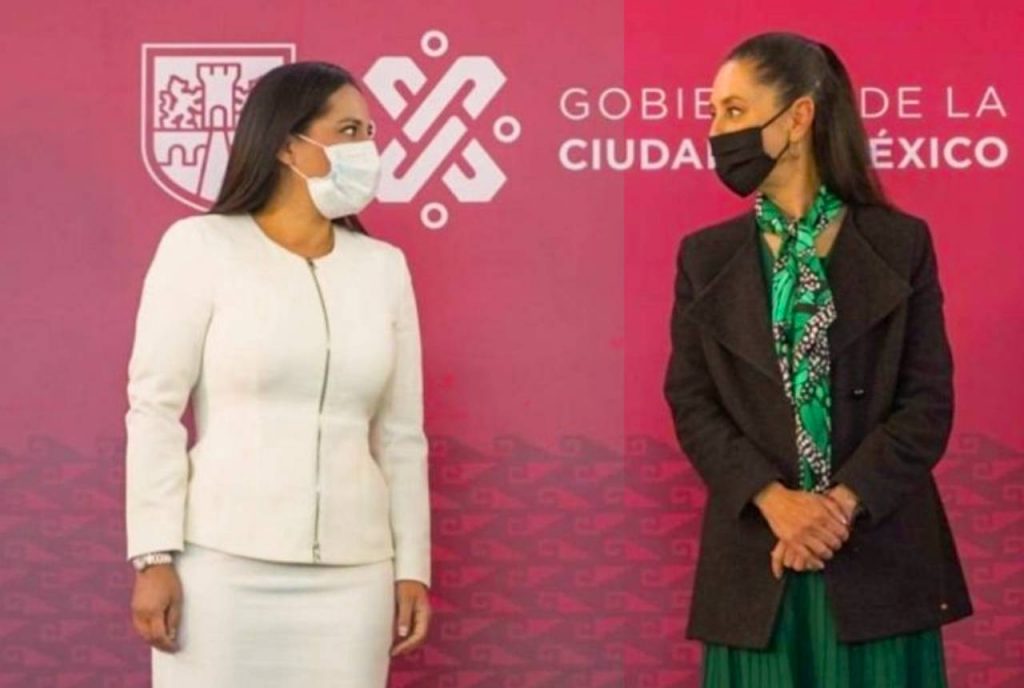 Sandra Cuevas y Sheinbaum