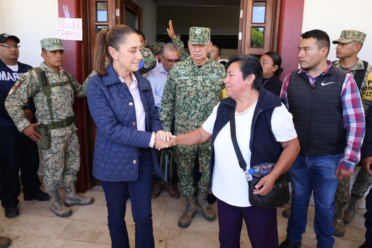 Sheinbaum recorre Puebla 