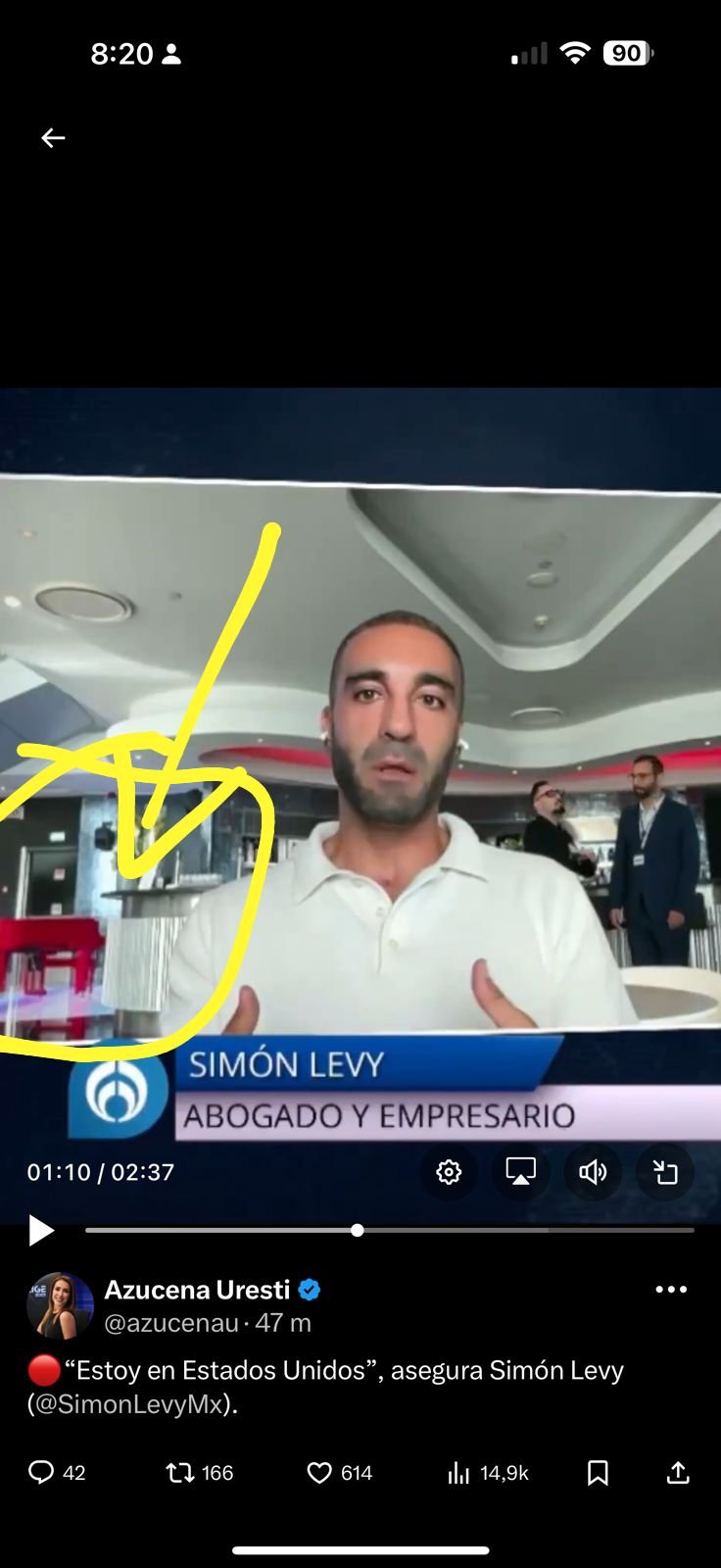 Simón Levy hotel Lisboa 