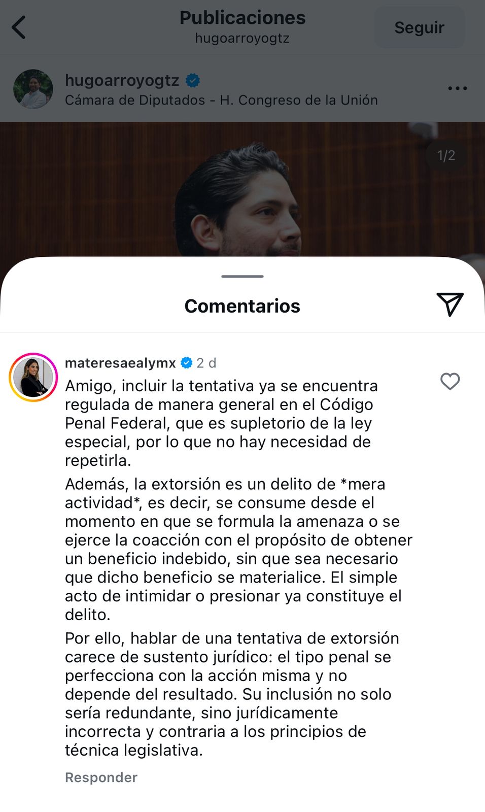 Teresa Ealy exhibe a priista por desconocer Ley vs extorsión