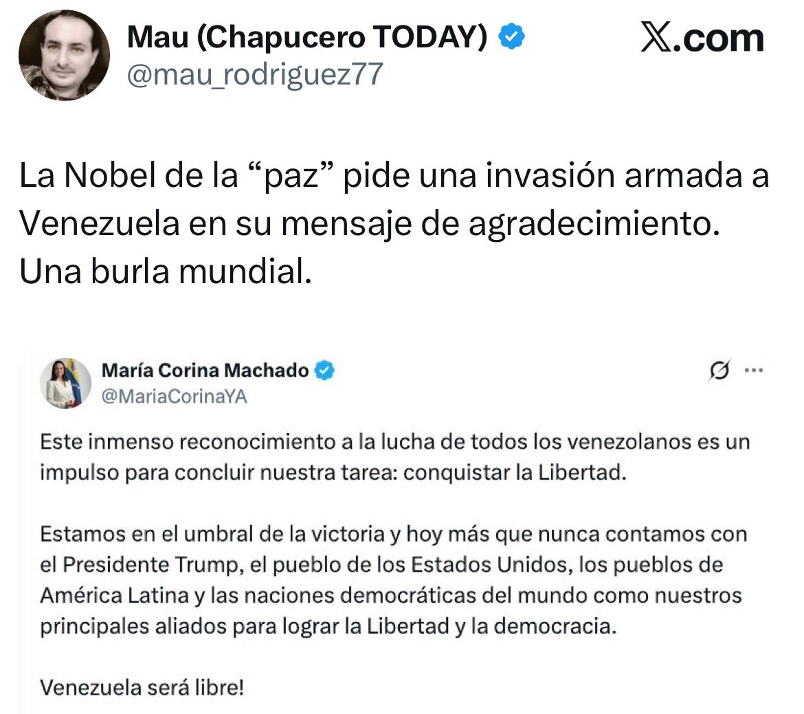 Usuarios critican a María Corina Machado