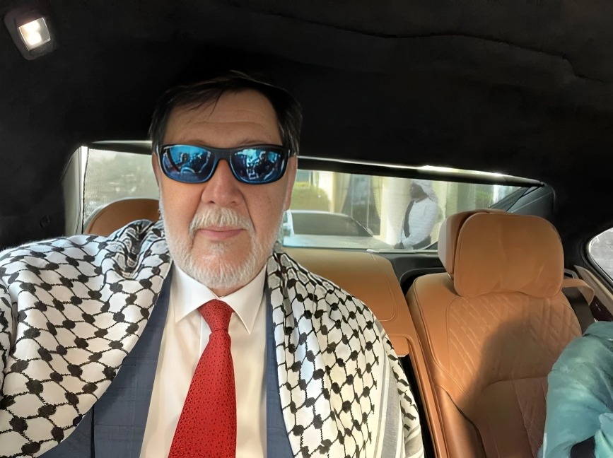 el viaje de Noroña a Palestina