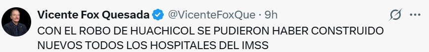 Vicente Fox huachicol