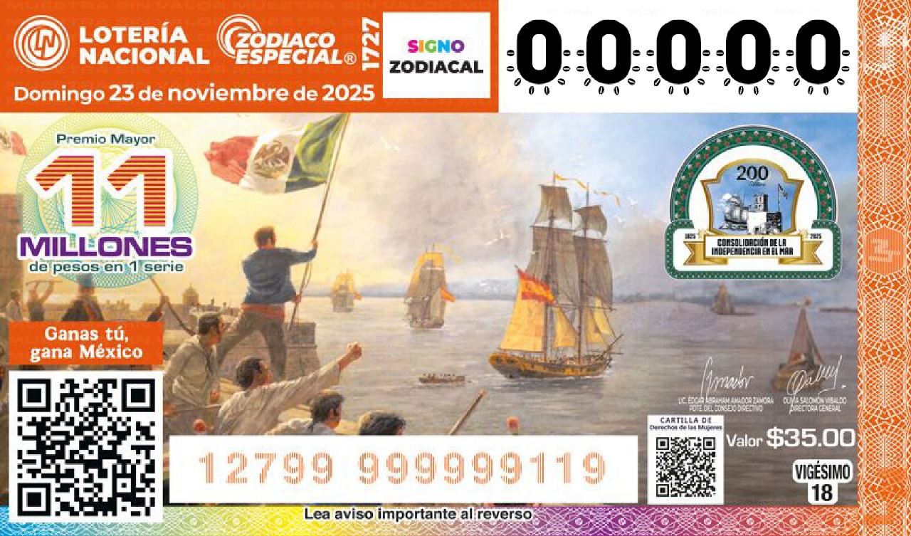 Billete de Lotería de Veracruz