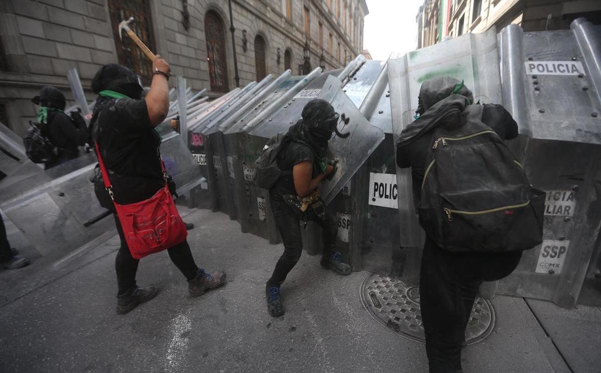 Bloque negro protestas 