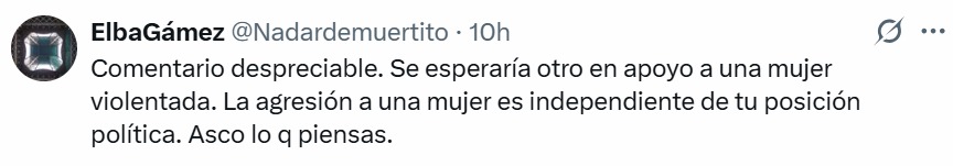 Claudia Anaya asco lo que piensa