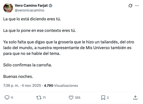 Confirma la carroña