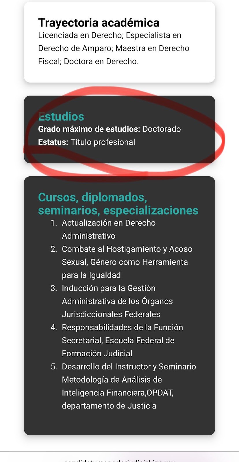 CV Karina Villeda SCJN