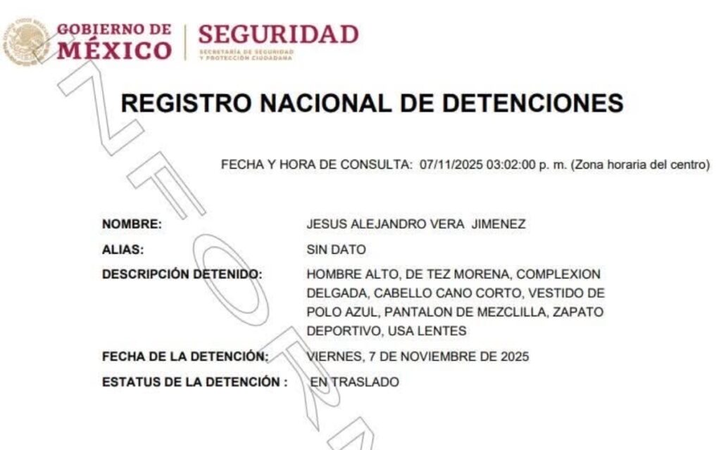 Detención exrector UAEM