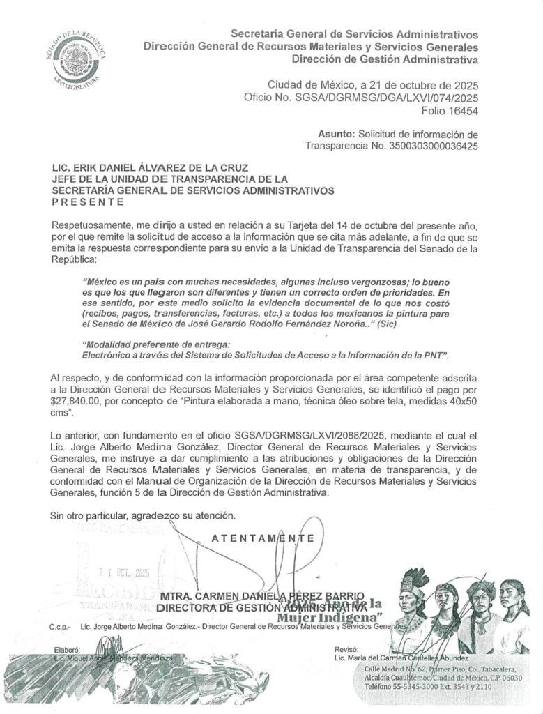 Documento del Senado