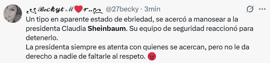 se acercó a Sheinbaum