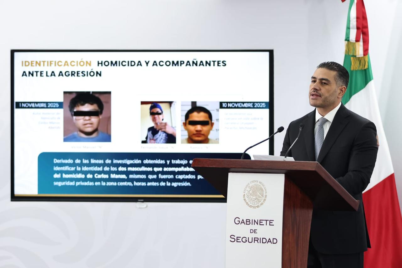 Harfuch informa sobre detención 