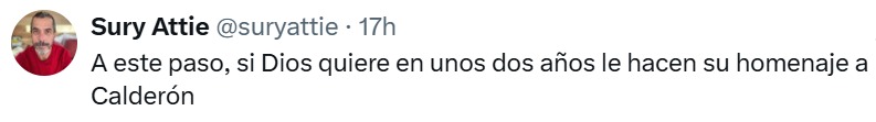 homenaje Calderón