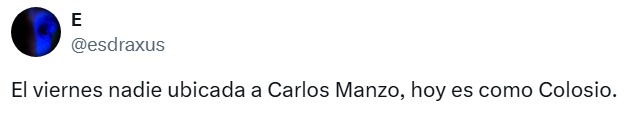 hoy es como Colosio