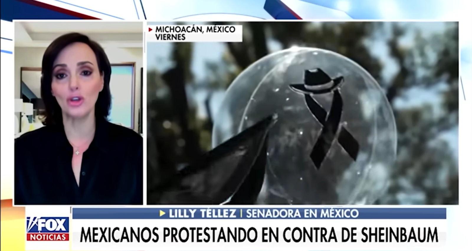 Lilly Téllez advierte marcha