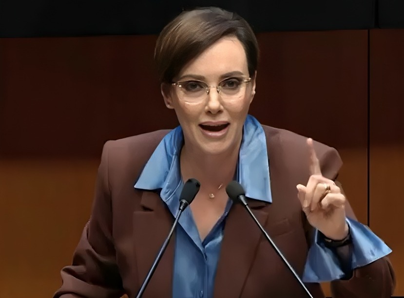 Lilly Téllez en Senado