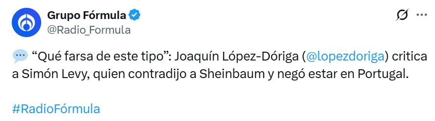 López-Dóriga en X
