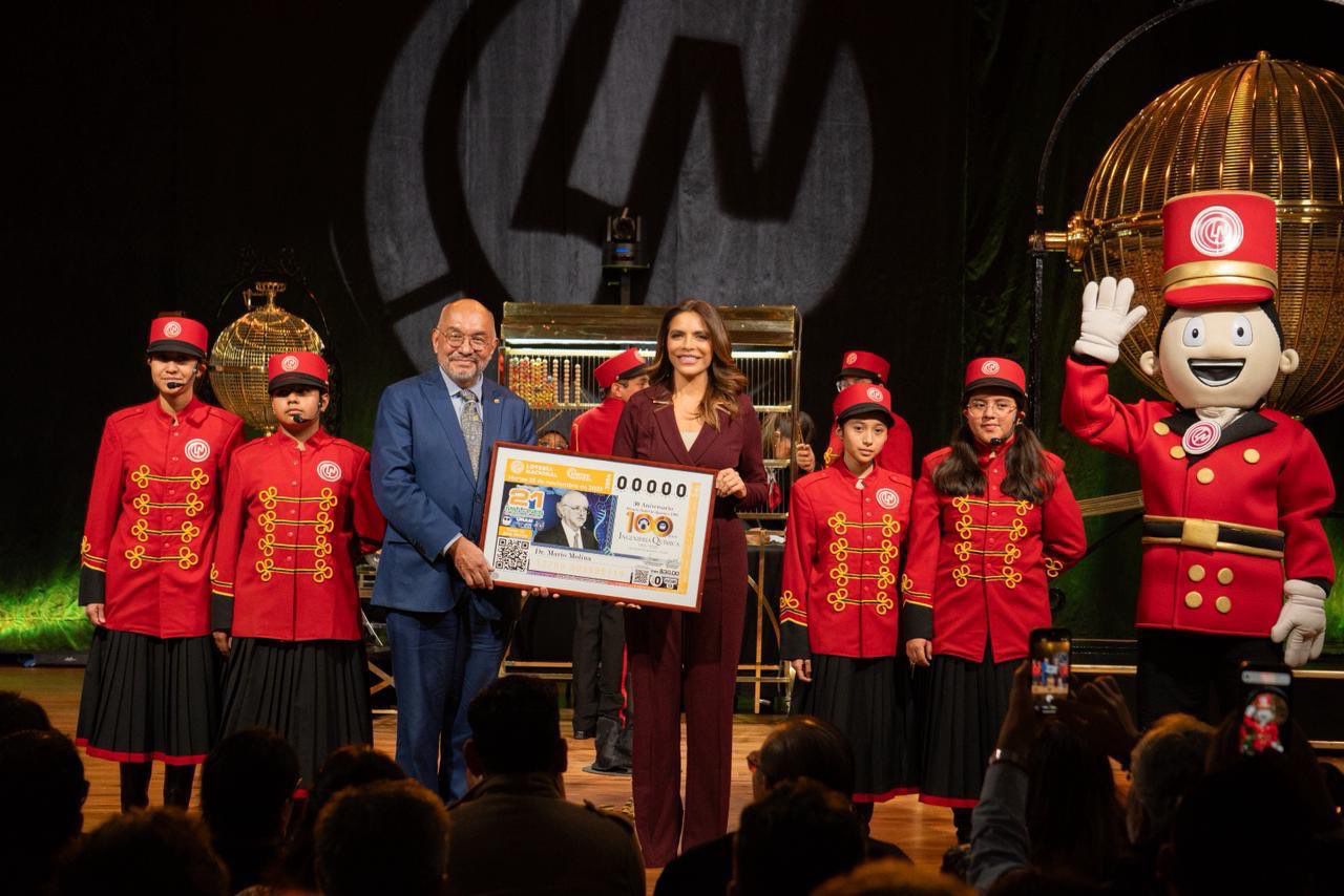 Lotería Nacional sorteo Mario Molina 