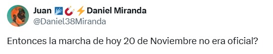 marcha no oficial