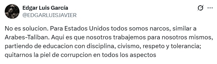no es solucion