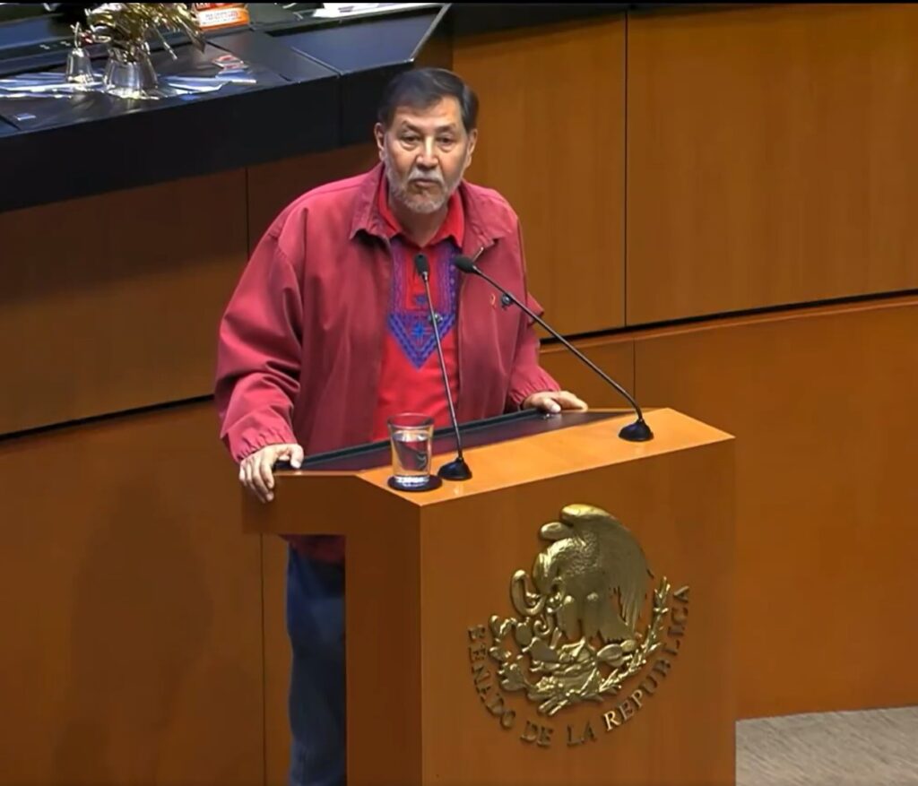 Noroña en Senado