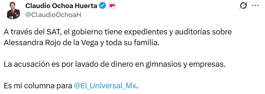 periodista escribe columna Alessandra Rojo
