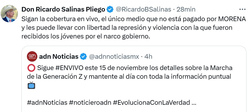 Salinas Pliego cobertura