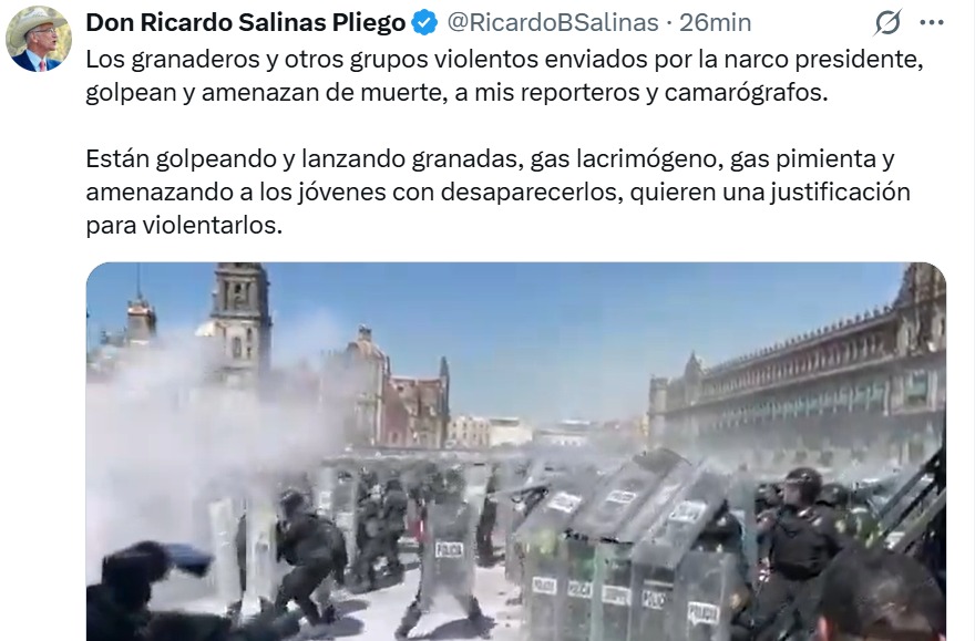 Salinas Pliego marcha