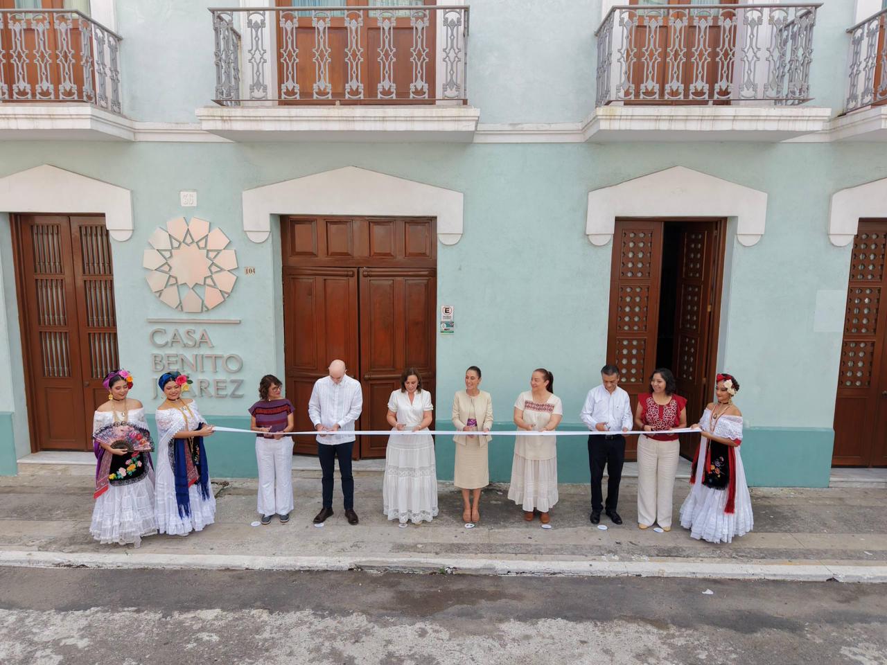 Sheinbaum inaugura Museo Benito Juárez 