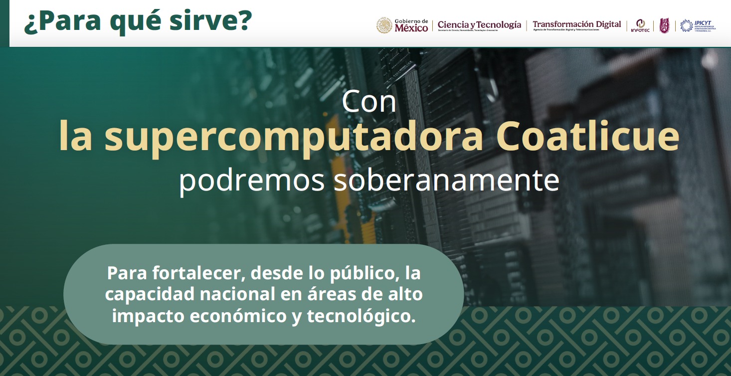 Supercomputadora México para qué sirve