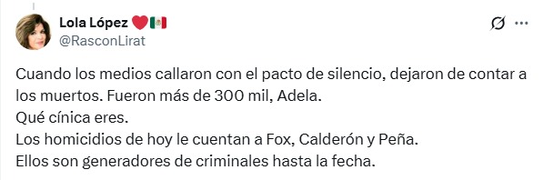Usuarios tunden a Adela Micha