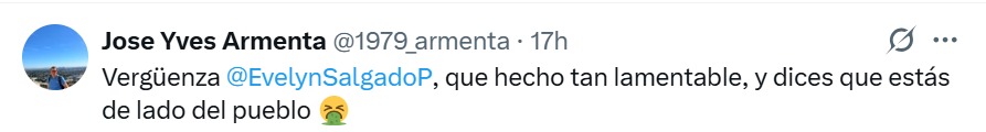 vergüenza Evelyn Salgado