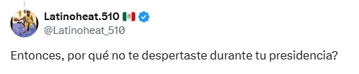 Vicente Fox despertó