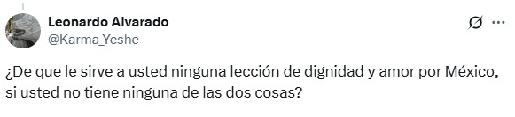 Vicente Fox sin dignidad